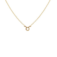 Petite Zodiac Choker Necklace Gold