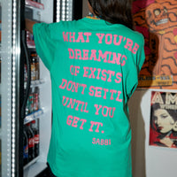 The Very Oversized Self Love Club Tee Green