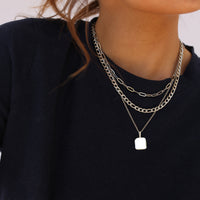 Tilt Engravable Necklace