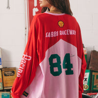 The Long Sleeve Mermaid Racing Tee Pink