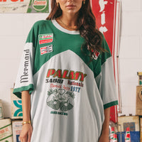 The Very Oversized Mermaid Racing Tee Green
