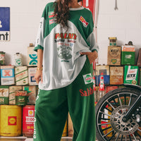 The Very Oversized Mermaid Racing Tee Green