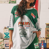 The Very Oversized Mermaid Racing Tee Green