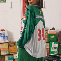 The Long Sleeve Mermaid Racing Tee Green