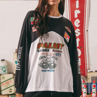 The Long Sleeve Mermaid Racing Tee Black