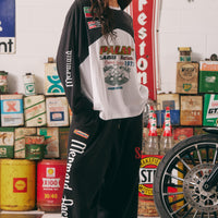 The Long Sleeve Mermaid Racing Tee Black
