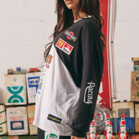 The Long Sleeve Mermaid Racing Tee Black