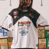 The Very Oversized Mermaid Racing Tee Black