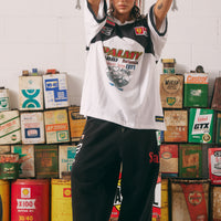 The Very Oversized Mermaid Racing Tee Black