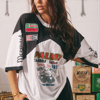 The Very Oversized Mermaid Racing Tee Black