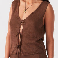 Perla Vest Chocolate