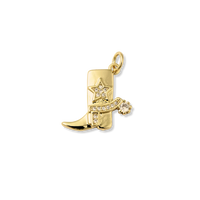Latch & Lock Charms Gold