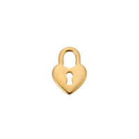 Latch & Lock Charms Gold