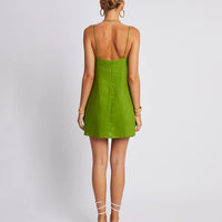 MINI SHIFT DRESS - OLIVE