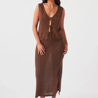 Perla Vest Chocolate