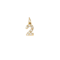 Latch & Lock Charms Gold Numbers