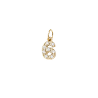 Latch & Lock Charms Gold Numbers