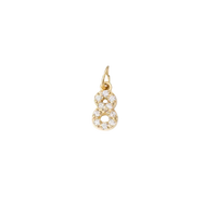 Latch & Lock Charms Gold Numbers