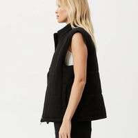 MIDNIGHT PUFFER VEST BLACK