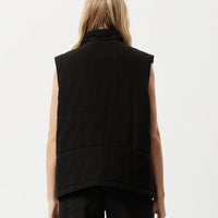 MIDNIGHT PUFFER VEST BLACK