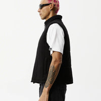 MIDNIGHT PUFFER VEST BLACK