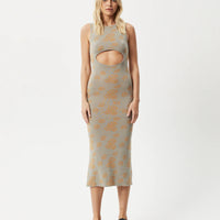 CLARA KNIT CUT OUT MAXI DRESS
