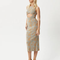 CLARA KNIT CUT OUT MAXI DRESS