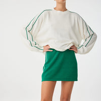 Pippa Mini Skirt Palm Green
