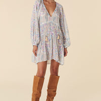 Belladonna Tunic Mini Dress Pastel