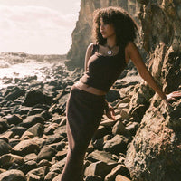 HARPER SKIRT CHOCOLATE