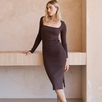 Charlie Dress Chocolate