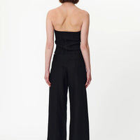 Caspian Linen Pants Noir