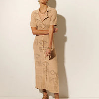 Clementine Collared Midi Dress