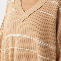 Vera Organic Knit Honey Stripe