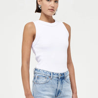 Jonesy Singlet White