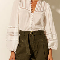 Eloise Blouse Ivory