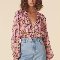 Enchanted Wood Blouse Rose