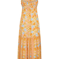 Enchanted Wood Strappy Maxi Dress Dandelion