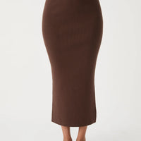 HARPER SKIRT CHOCOLATE