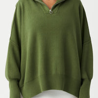 London Zip Sweater Caper