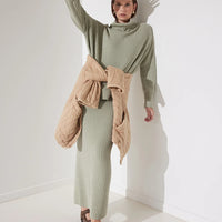 IRIS KNIT SWEATER - SAGE