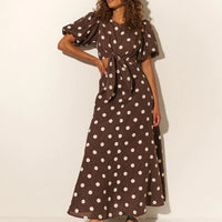 Harper Maxi Dress Chocolate