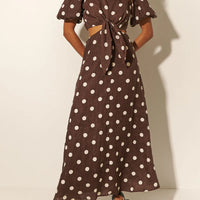 Harper Maxi Dress Chocolate