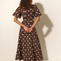 Harper Maxi Dress Chocolate