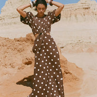 Harper Maxi Dress Chocolate
