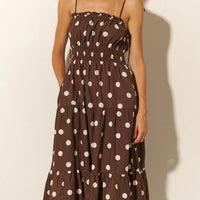 Harper Midi Dress Chocolate