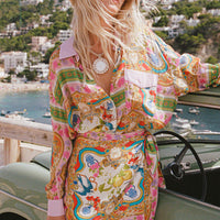 Maddelena Wrap Skirt Mosaic