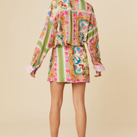 Maddelena Wrap Skirt Mosaic