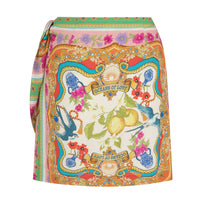 Maddelena Wrap Skirt Mosaic