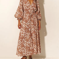 Milano Maxi Dress Walnut